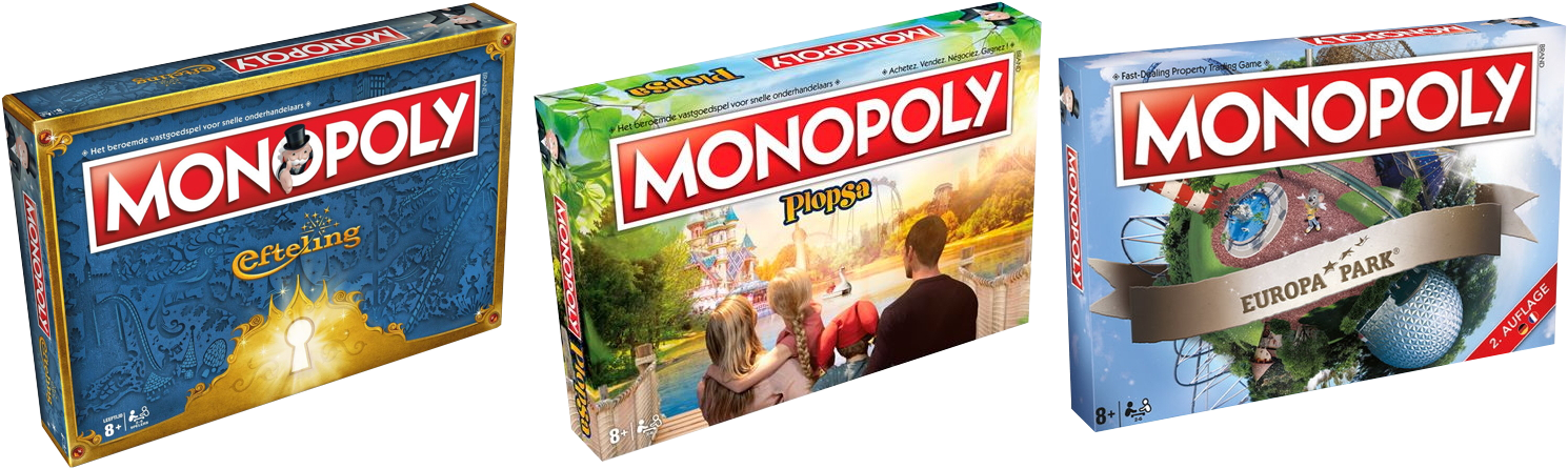 Monopoly Efteling Plopsa Europa Park