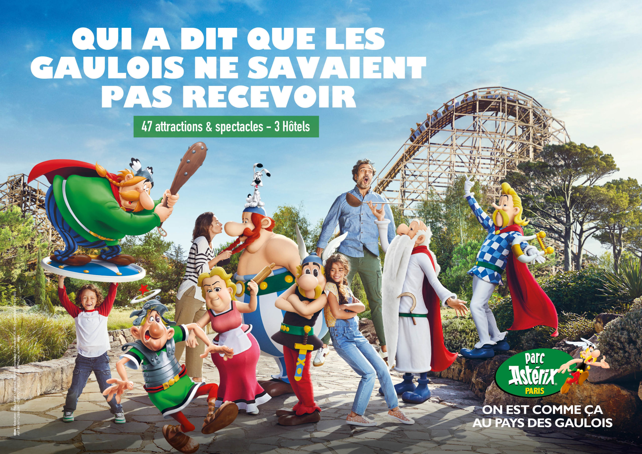 Campagne d’affichage 2021 du Parc Astérix